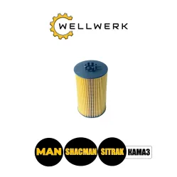 Фильтр масляный MAN 51055040107 WELLWERK WW1012019